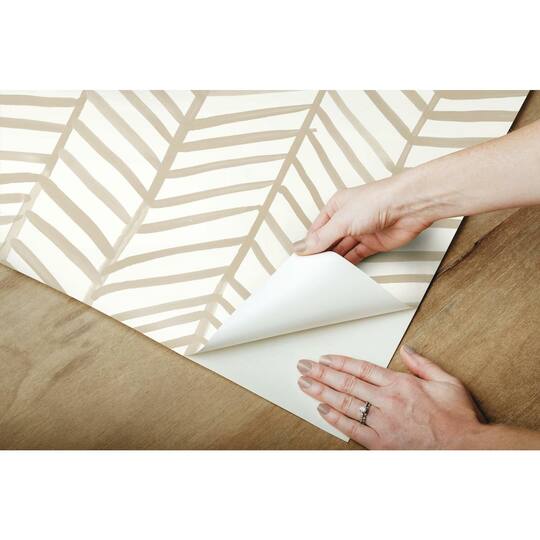 RoomMates Cat Coquillette Herringbone Peel & Stick Wallpaper
